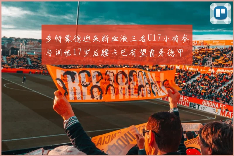 多特蒙德迎来新血液三名U17小将参与训练17岁后腰卡巴有望首秀德甲
